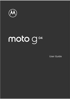 Motorola Moto G04 manual. Smartphone Instructions.